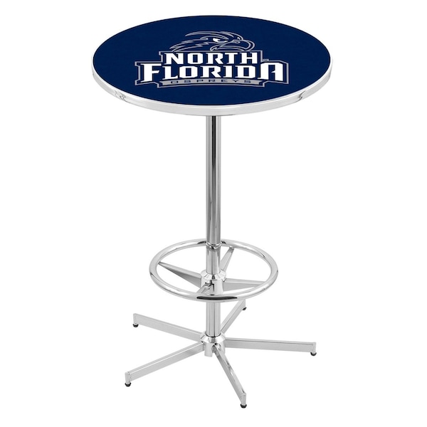 42" Chrome North Florida Pub Table